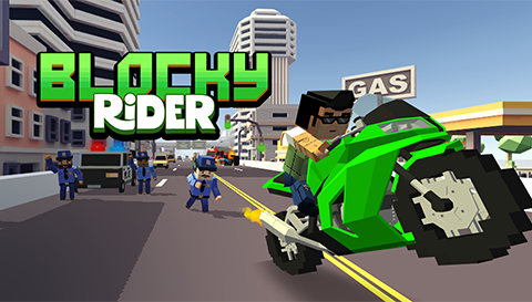 Blocky Rider cover artwork