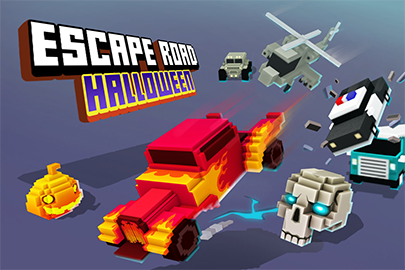 Escape Road Halloween cover artwork